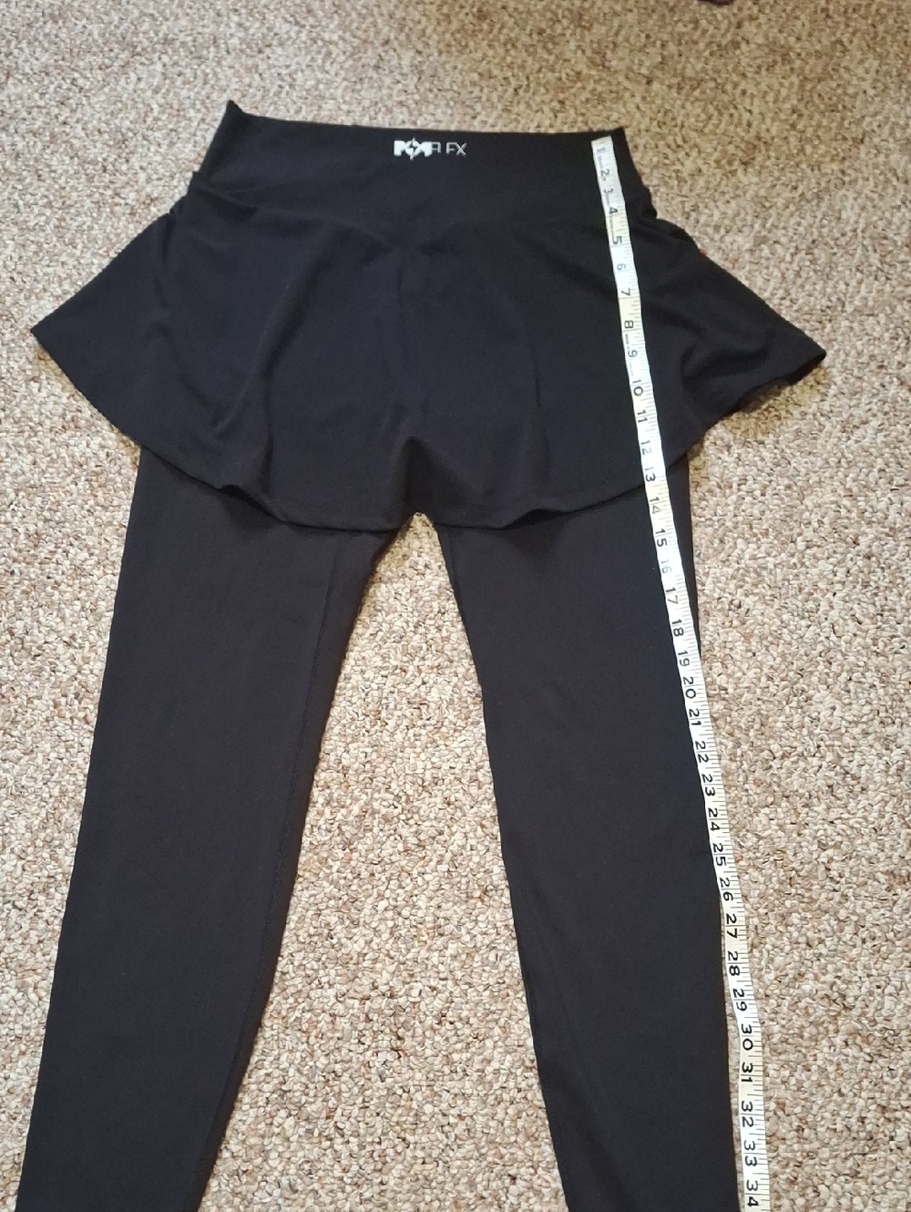 POPFLEX Black Skirted Leggings